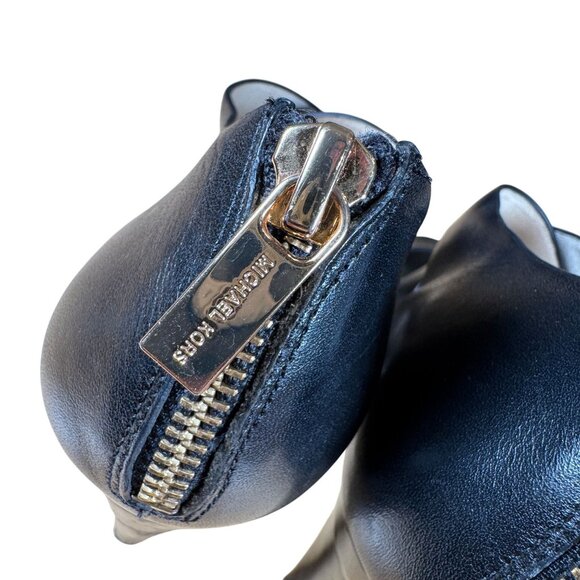 Michael Michael Kors Elena Black Platform Stiletto Heels Size 7.5 - Picture 8 of 9